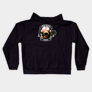 Russian Diver crest Kids Hoodie